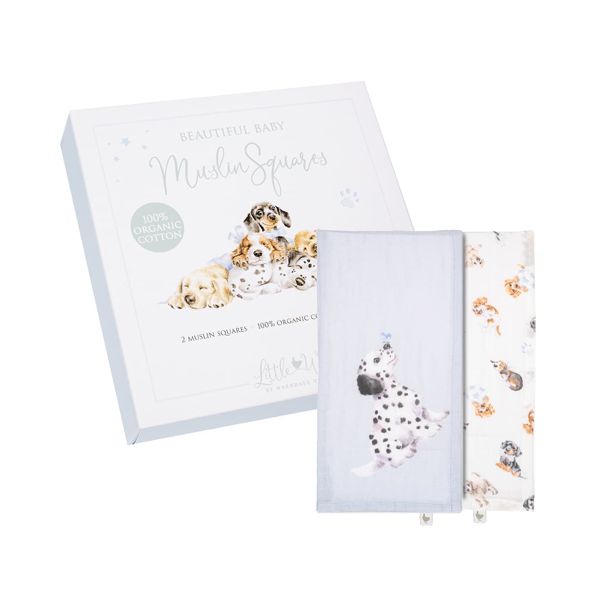 Wrendale Muslin Cloths 2er-Set